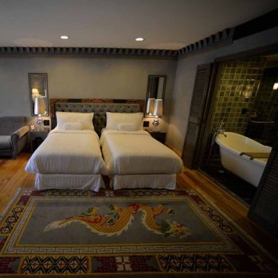 Grey deluxe room Hotel Druk, Thimphu