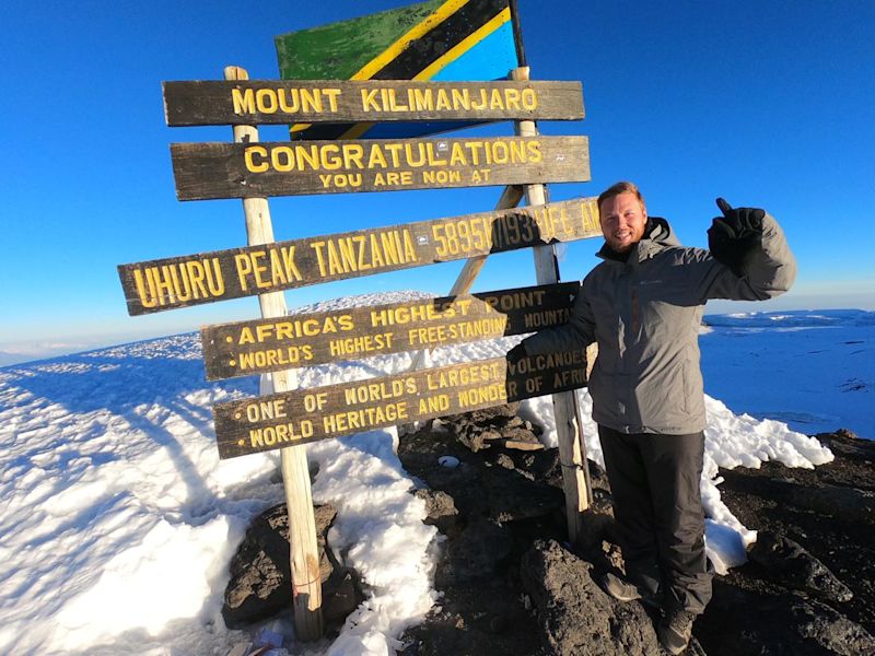 Nick Kili climb summit