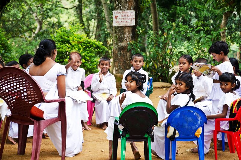 Sri Lanka has a literacy rate of 96%