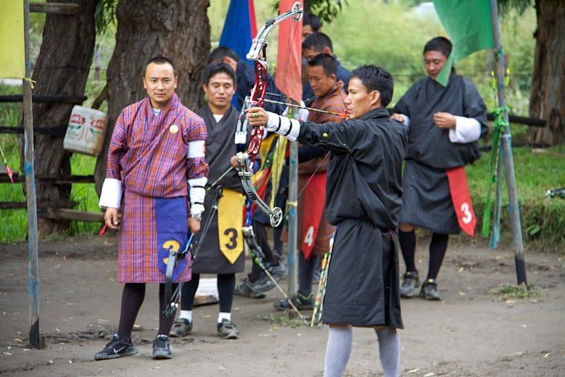 Bhutanese archer