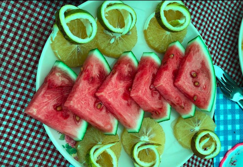 fruit meals on Kilimanjaro