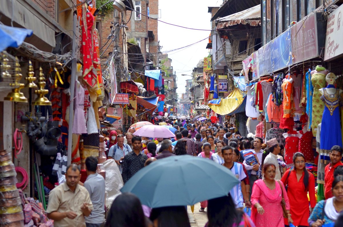 People street Kathmandu
