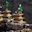 Pur. Buddhist chorten in Phu village in Narphu area, Annapurna, Nepal. Nar Pur Valley trek.