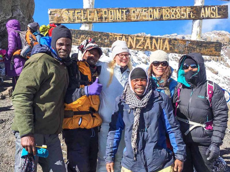 Stella Point on Kilimanjaro - adventure trip 2020 idea