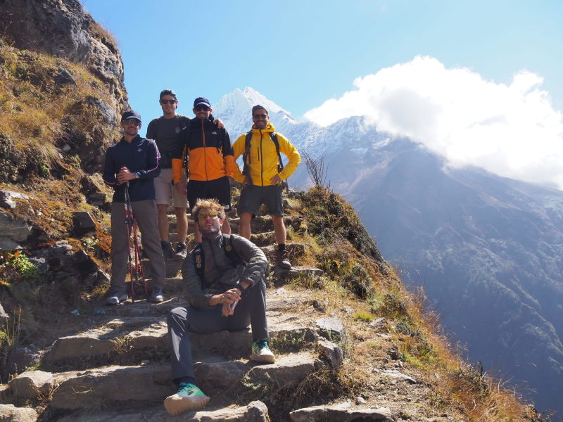 Ours. Everest Base Camp trek group photo