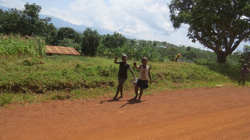 Happy children in Uganda