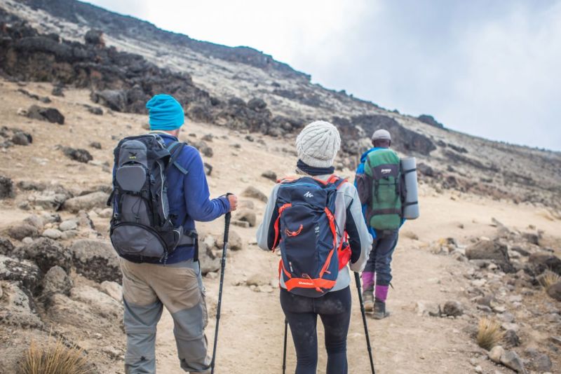 Small rucksacks make perfect daypacks on Kilimanjaro packing list