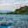 Ours. L. Boat or canoe view on Kivu Lake Rwanda