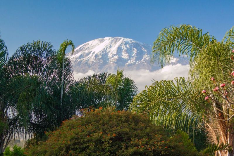 Mt Kilimanjaro from a distance, Top 10 attractions in Tanzania