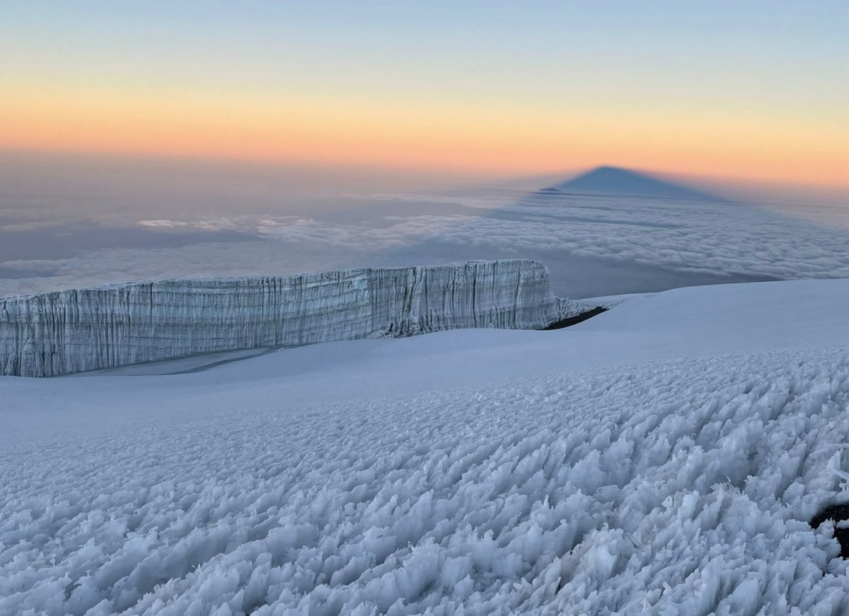 Southern Ice Field on Kilimanjaro