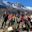 Nepal Annapurna Circuit trek group photo