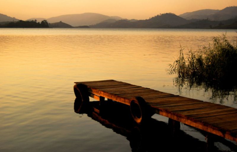 Lake Bunyonyi in Uganda