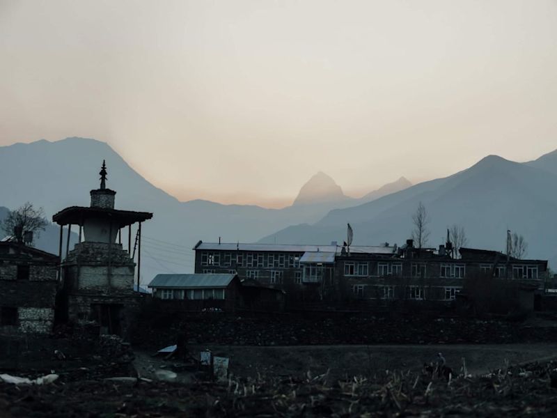 We stay in towns and villages of varying size and amenities during the Annapurna circuit trek