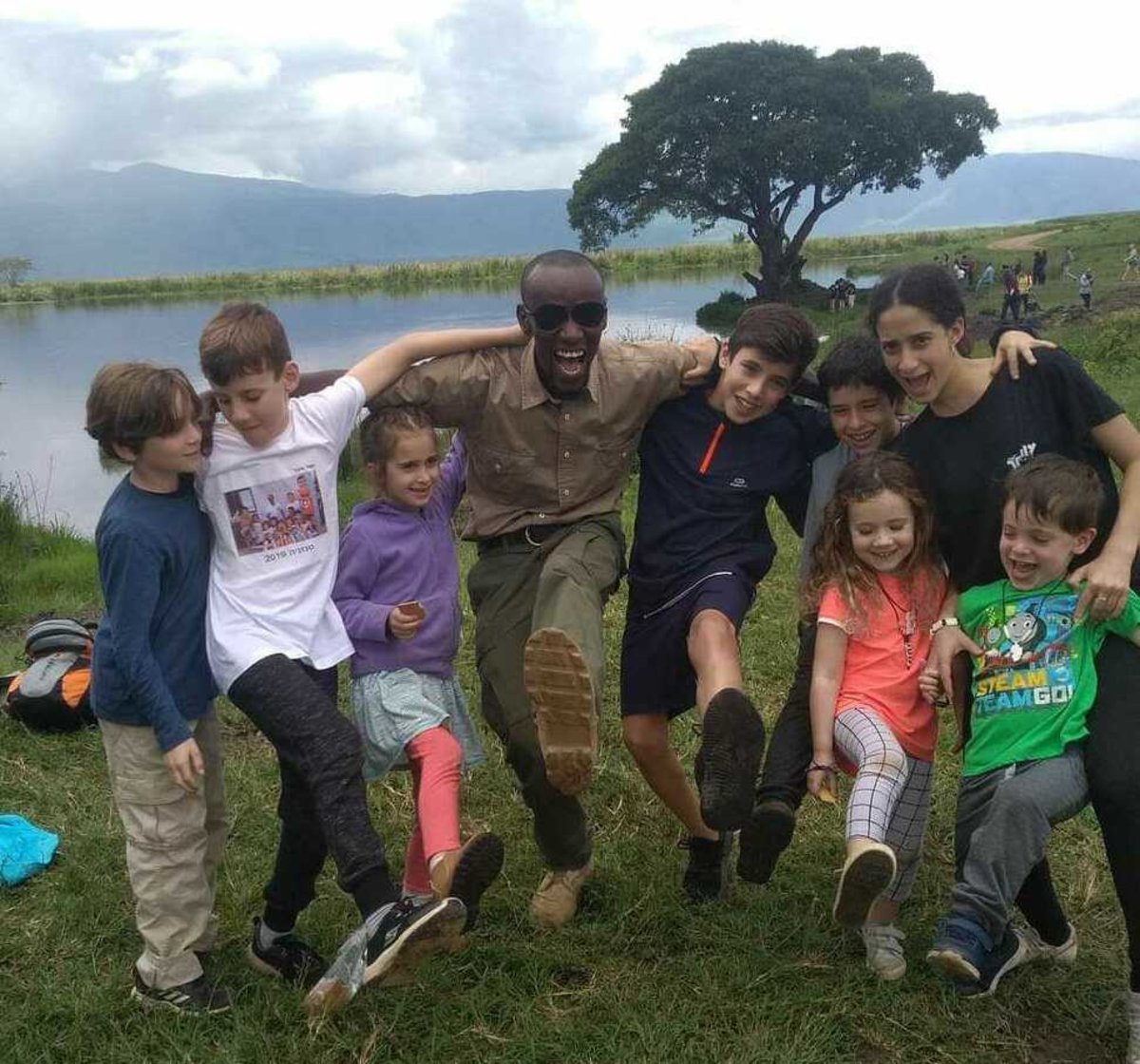 Kazi and kids having fun in Tanzania, Tanzania safety