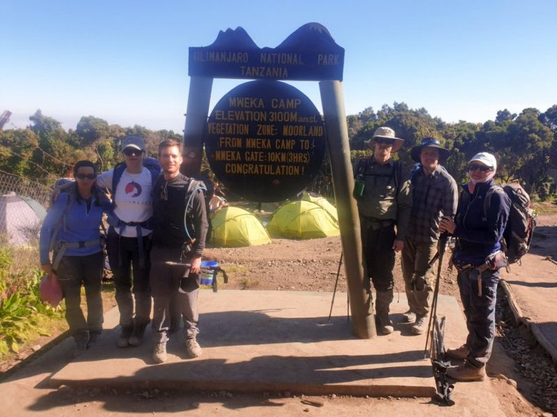Mweka camp Kilimanjaro