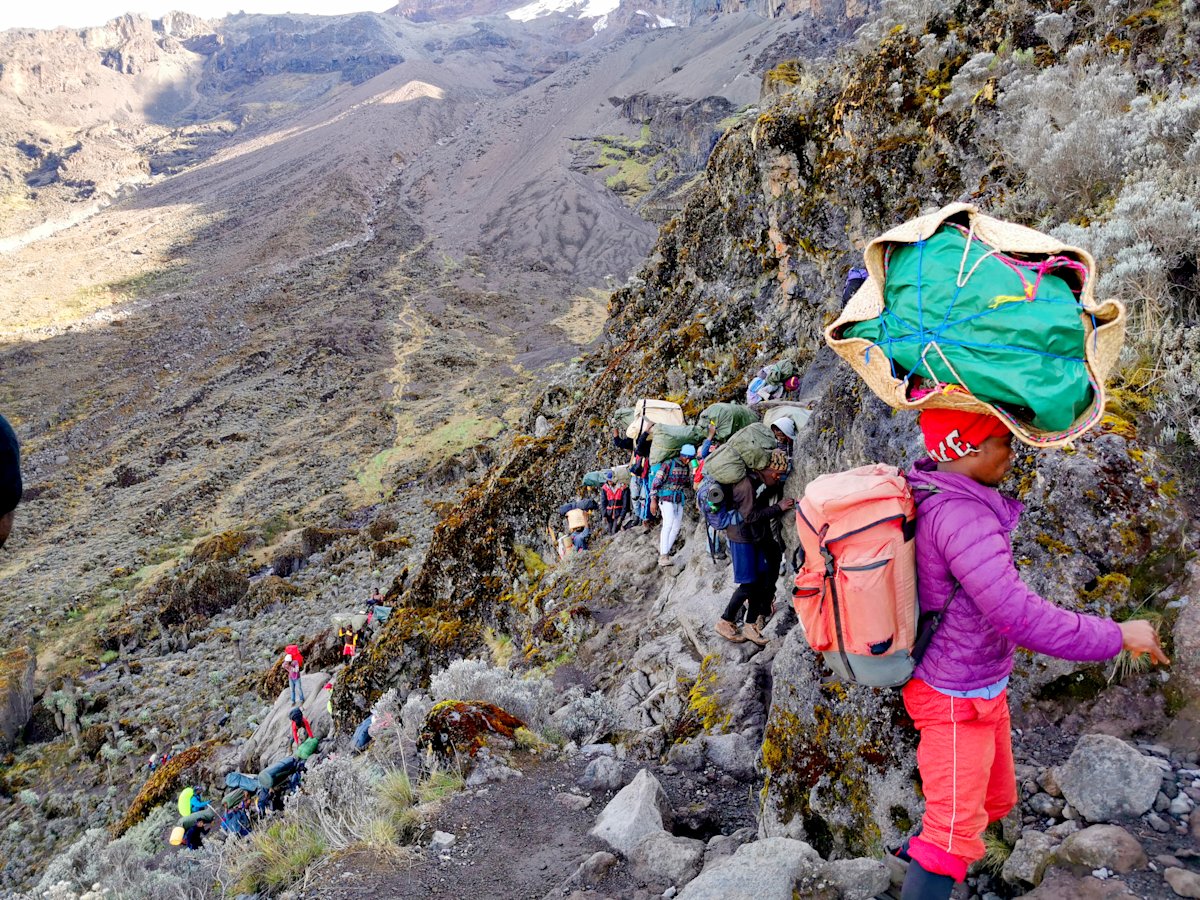 Barranco Wall and porters