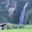 Annapurna Circuit lush green scenery home waterfall trees Nepal
