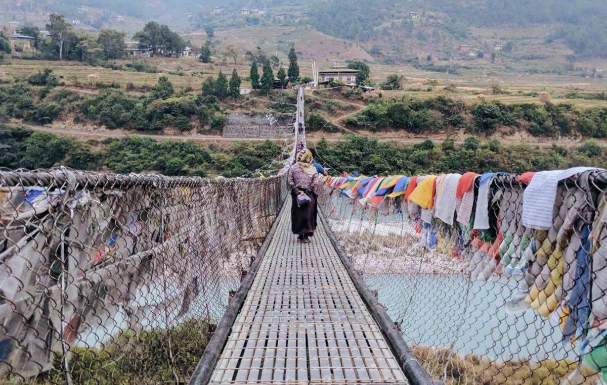 Punakha suspension bridge