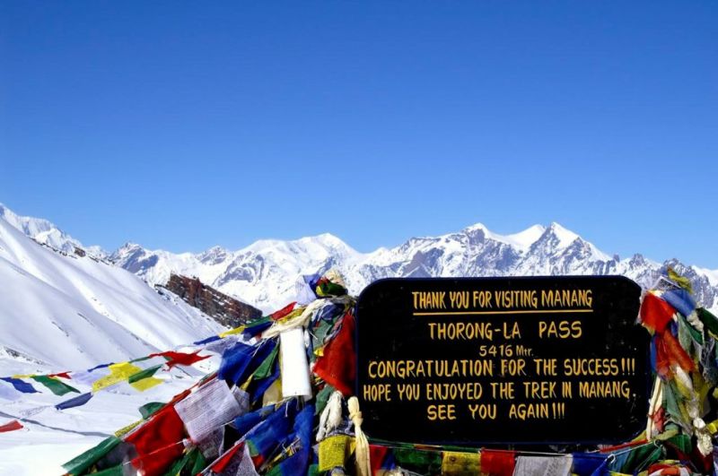 Thorung La Pass Annapurna circuit trek - adventure trip 2020