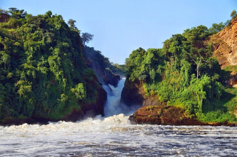 Murchison falls in Murchison falls national park
