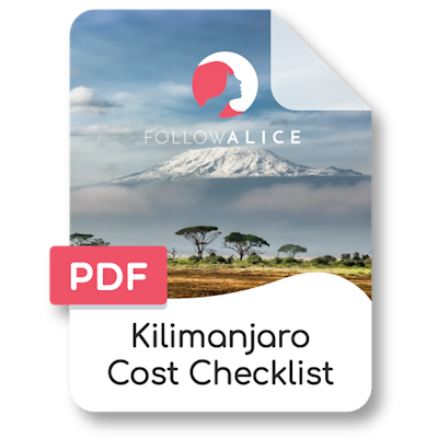 Kilimanjaro Cost PDF icon