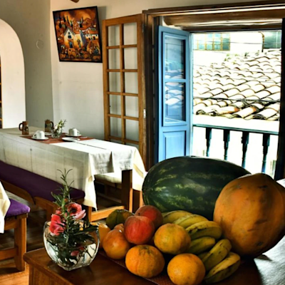 Amaru Colonial hotel dining room