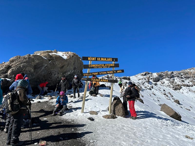 Stella Point on Kilimanjaro