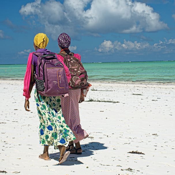 How Safe Is Tanzania 2023 Update   Zanzibar Island School Schoolgirl Girl Beach 