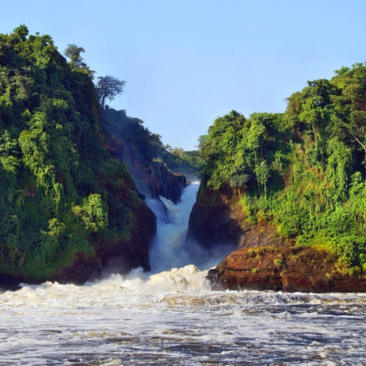 Murchison falls in Murchison falls national park