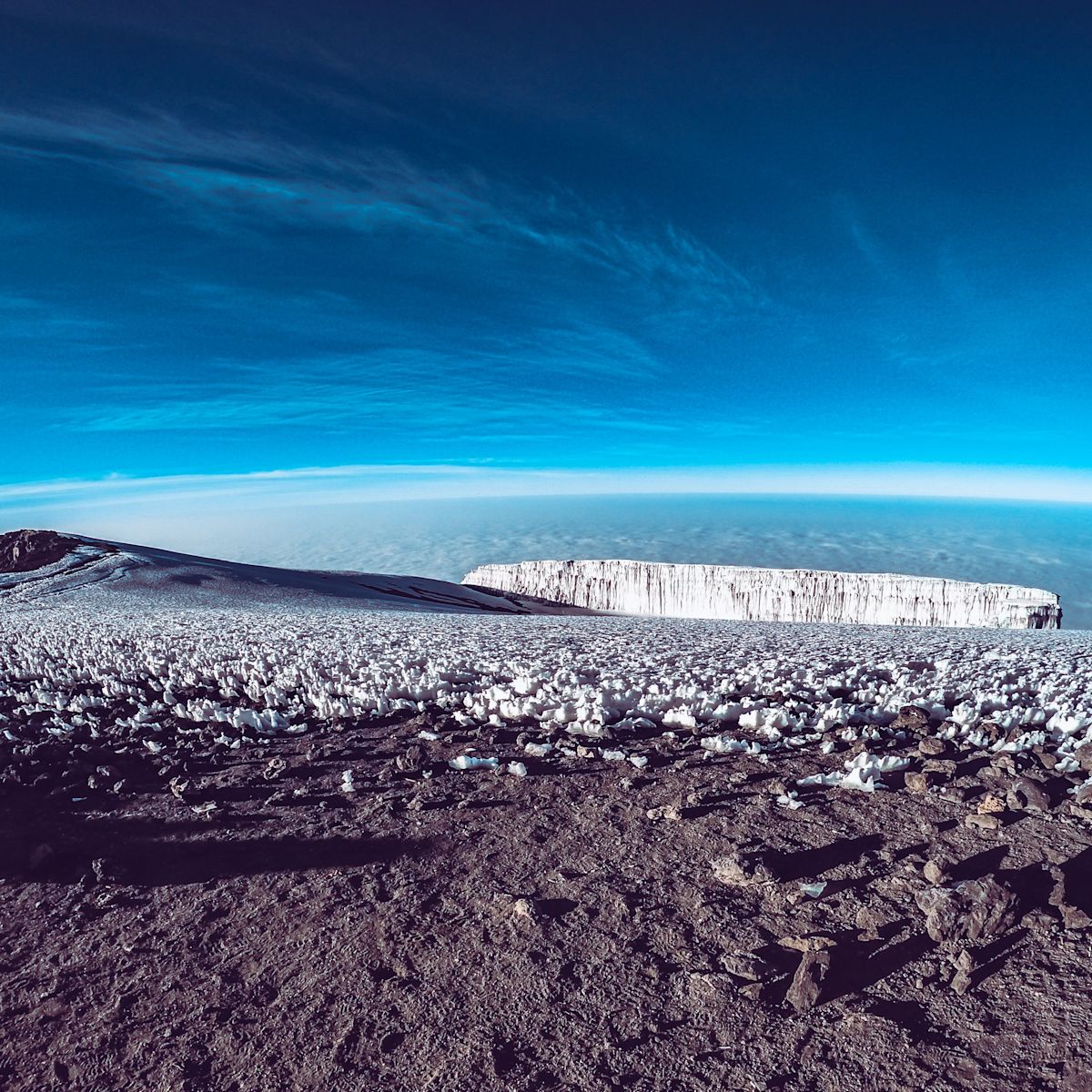 Kilimanjaro glaciers