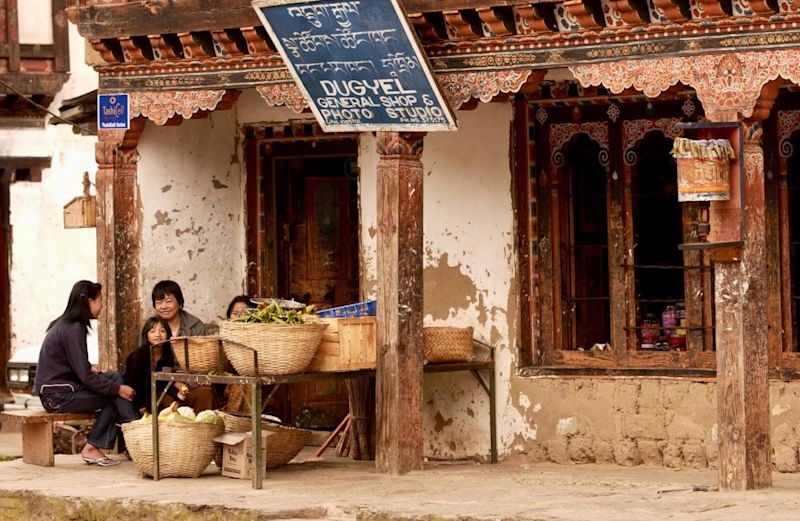 street scene, Ha, Bhutan