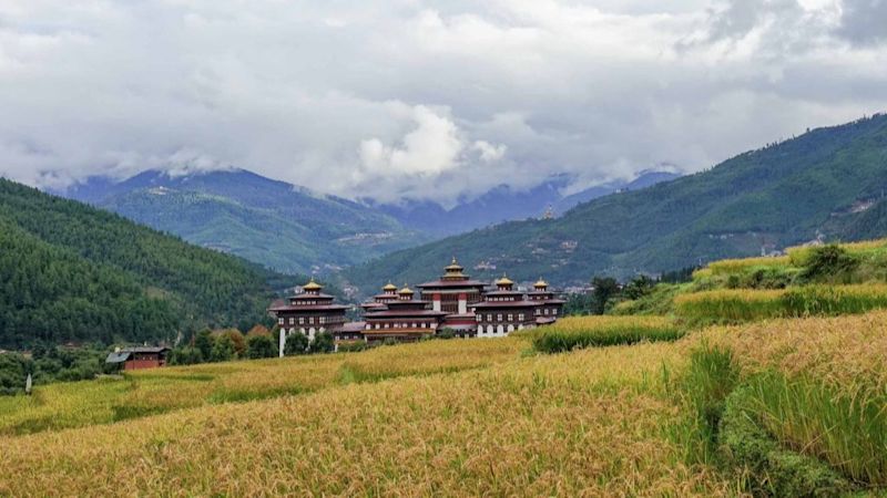 Tashichho Dzong in Thimphu